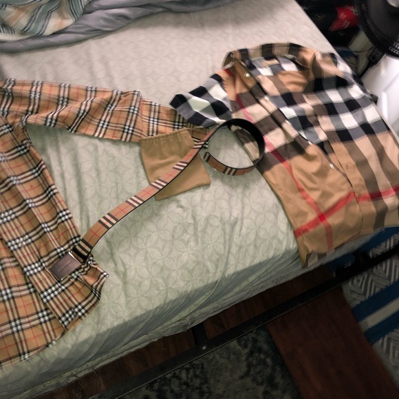 Berberry short and long sleeve shirt with belt - Picture 8 of 8